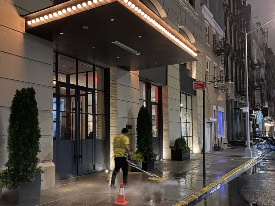 Restaurant Sidewalk Cleaning New York City
