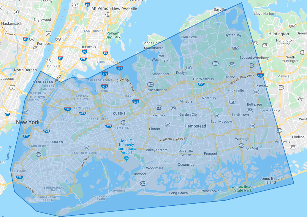 Our New York City Service Area