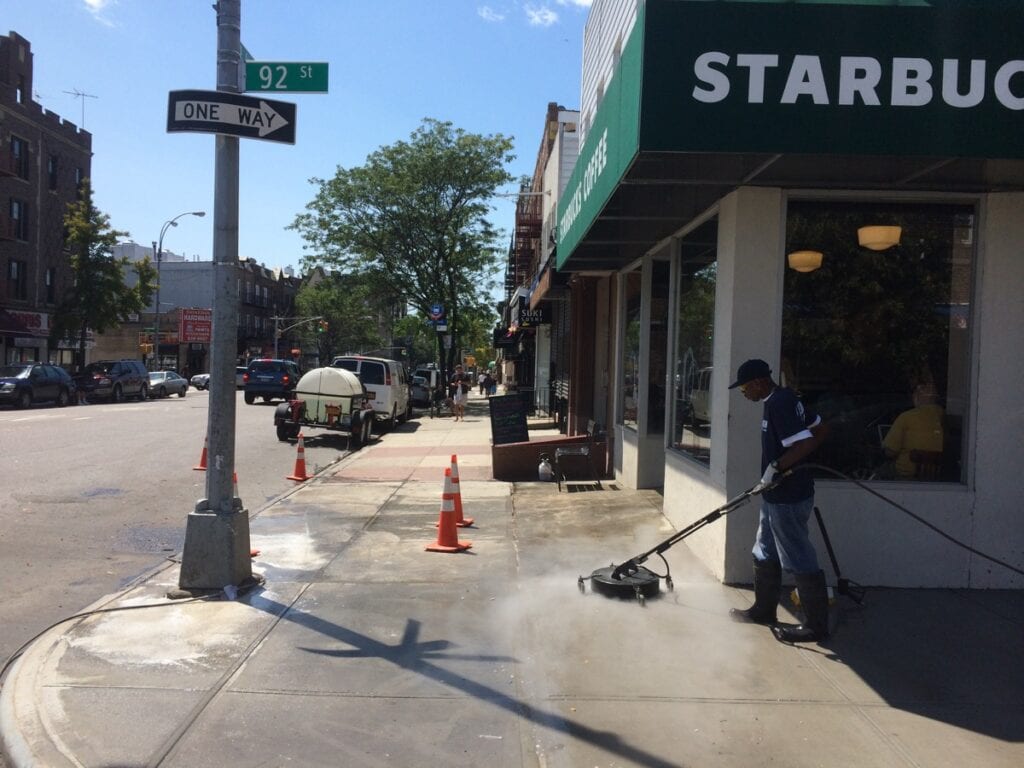 Queens Concrete Cleaning
