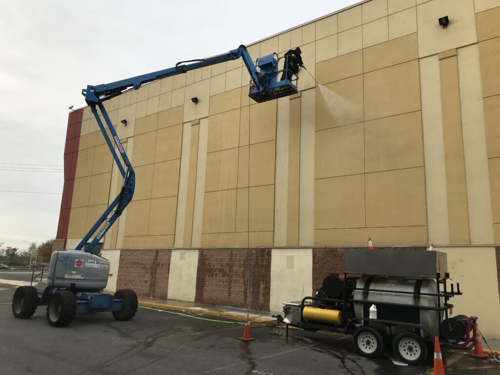 NYC building façade cleaning