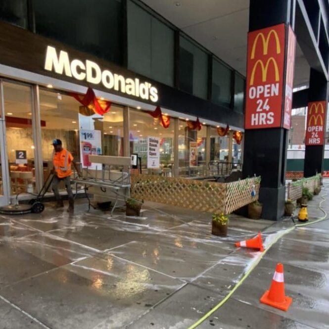 commercial pressure washing new york city