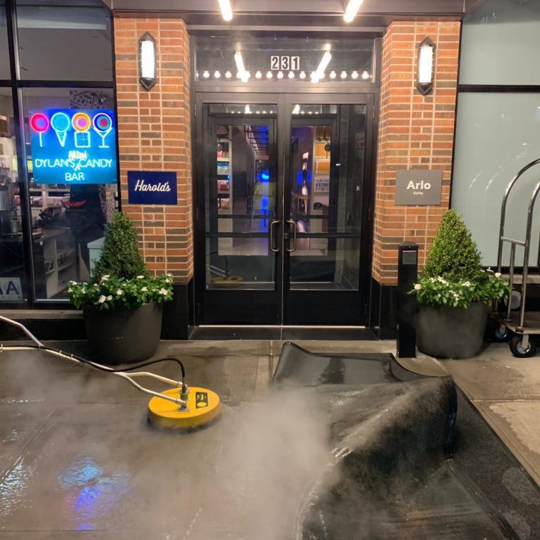 restaurant sidewalk cleaning